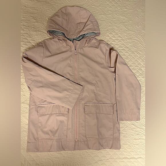 GYMBOREE Girls Mauve Pink Zip Up Hoodie Jacket Sz L 10/12 - Picture 2 of 8